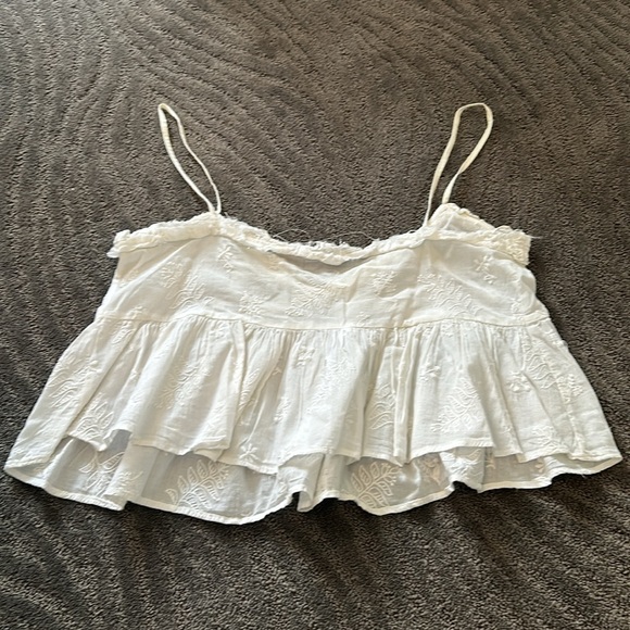 Zara babydoll crop top - Picture 2 of 5